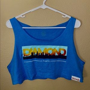 Diamond Cropped Tanktop